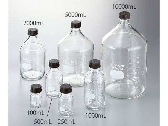 樂天商城 - 【レビュー投稿で100円OFFクーポン】【お取り寄せ】アズワン アイボトルNEO GL-45 10000mL ボトル ガラス製 ガラス容器 計量器