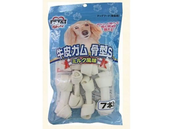 乐天商城 - 【マラソン限定★ポイント2倍】【お取り寄せ】ペットアイ 牛皮ガム 骨型 S ミルク風味 おやつ 犬 ペット ドッグフード