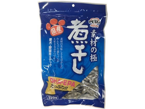 【お取り寄せ】ペットアイ 素材の極 煮干し 320g おやつ 猫 ペット キャット