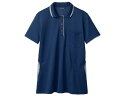 【お取り寄せ】住商モンブラン レディスニットポロシャツ ネイビー LL 32-0009 トップス 介護服 ユニフォーム