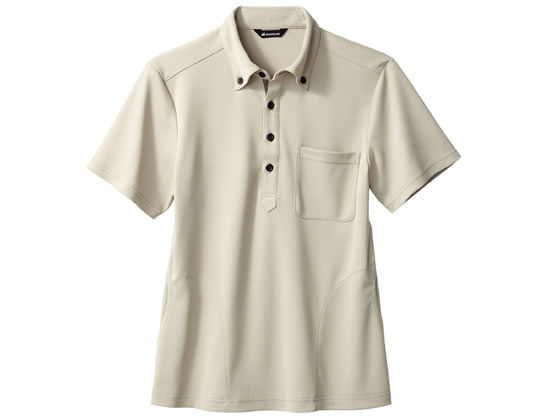 【レビュー投稿で100円OFFクーポン】【お取り寄せ】住商モンブラン ニットシャツ ベージュ M 32-5017 トップス 介護服 ユニフォーム