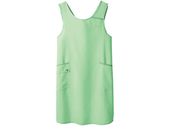 【ブラックフライデー限定★27日9:59迄店内ポイント2倍】【お取り寄せ】住商モンブラン ケアエプロン ミント フリー 35-5014 エプロン 予防衣 医療服...