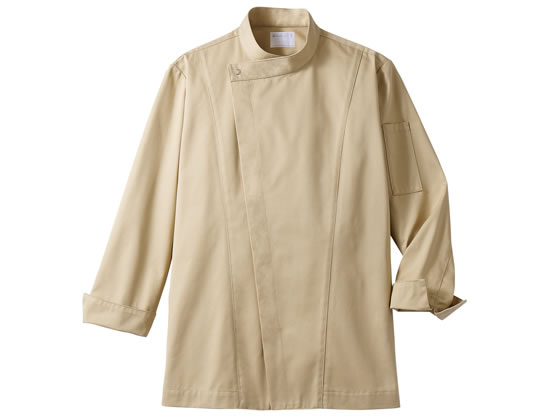 【レビュー投稿で100円OFFクーポン】【お取り寄せ】住商モンブラン 長袖コックコート ベージュ M 6-1015 厨房 調理服 飲食店ユニフォーム ユニフォーム