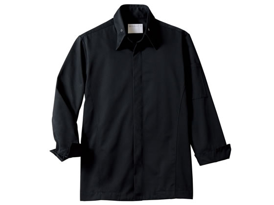 【マラソン限定★2,000円クーポン＆ポイント2倍】【お取り寄せ】住商モンブラン 長袖コックコート 黒 M 6-1023 厨房 調理服 飲食店ユニフォーム ユニフォーム