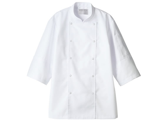 【楽天スーパーSALE限定★ポイント2倍＆2,000円クーポン】【お取り寄せ】住商モンブラン 7分袖コックコート 白 5L 6-441 厨房 調理服 飲食店ユニフォーム ユニフォーム