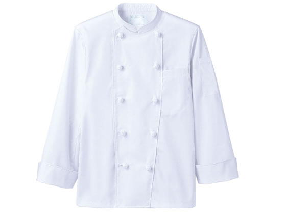 【マラソン限定★2000円クーポン＆ポイント2倍】【お取り寄せ】住商モンブラン 長袖コックコート 白 L 6-605 厨房 調理服 飲食店ユニフォーム ユニフォーム