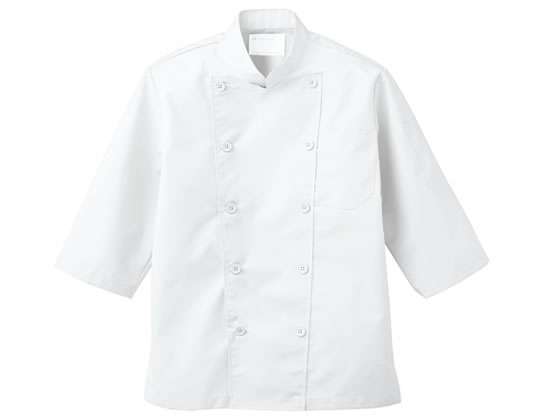 【マラソン限定★2000円クーポン＆ポイント2倍】【お取り寄せ】住商モンブラン 7分袖コックコート 白 3L 6-821 厨房 調理服 飲食店ユニフォーム ユニフォーム