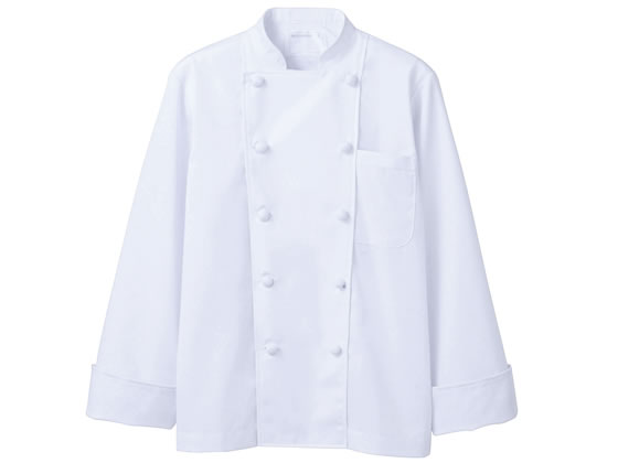 【マラソン限定★2000円クーポン＆ポイント2倍】【お取り寄せ】住商モンブラン 長袖コックコート 白 M 6-911 厨房 調理服 飲食店ユニフォーム ユニフォーム