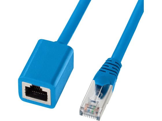 【レビュー投稿で100円OFFクーポン】【お取り寄せ】サンワサプライ カテゴリ6 STP延長LANケーブル ブルー 5m LANケーブルカテゴリー6 LANケーブル ケーブル 電源タップ 配線パーツ 家電