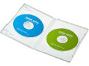 【レビュー投稿で100円OFFクーポン】【お取り寄せ】サンワサプライ DVDトールケース 2枚収納 クリア 10枚セット DVDトールケース メディアケース 記...