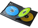 【レビュー投稿で100円OFFクーポン】【お取り寄せ】サンワサプライ DVDトールケース 3枚収納 ブラック 10枚セット DVDトールケース メディアケース ...