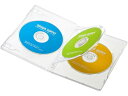 【レビュー投稿で100円OFFクーポン】【お取り寄せ】サンワサプライ DVDトールケース 3枚収納 クリア 10枚セット DVDトールケース メディアケース 記...