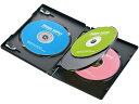 【レビュー投稿で100円OFFクーポン】【お取り寄せ】サンワサプライ DVDトールケース 4枚収納 ブラック 10枚セット DVDトールケース メディアケース ...