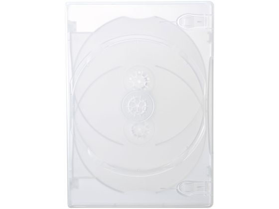 【レビュー投稿で100円OFFクーポン】【お取り寄せ】サンワサプライ DVDトールケース 4枚収納 クリア 10枚セット DVDトールケース メディアケース 記録メディア メモリーカード 家電