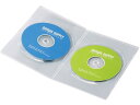 【レビュー投稿で100円OFFクーポン】【お取り寄せ】サンワサプライ スリムDVDトールケース 2枚収納 クリア 10枚セット DVDトールケース メディアケー...