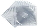 【店内全品ポイント2倍★16日9:59迄】 【お取り寄せ】サンワサプライ Blu-ray・DVD・CDケース クリア 10枚セット
