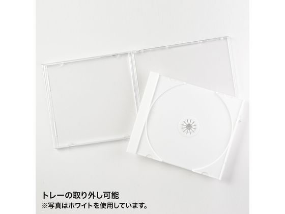 【レビュー投稿で100円OFFクーポン】【お取り寄せ】サンワサプライ Blu-ray・DVD・CDケース クリア 30枚セット CD DVD用プラスチックケース メディアケース 記録メディア メモリーカード 家電