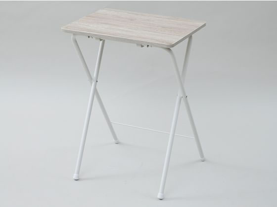 【レビュー投稿で100円OFFクーポン】送料無料 YAMAZEN 折りたたみミニテーブル ハイ アイボリー RYST5040H ローテーブル テーブル リビング家具 インテリア