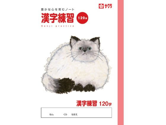 楽天ココデカウ【お取り寄せ】サクラクレパス 学習帳 漢字 120字 NP55 漢字練習 かんじれんしゅう 学習帳 ノート