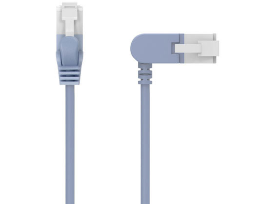  エレコム LANケーブル Cat6A スイングコネクタ 10m LD-GPATSW BU100 LANケーブルカテゴリー6E LANケーブル ケーブル 電源タップ 配線パーツ 家電