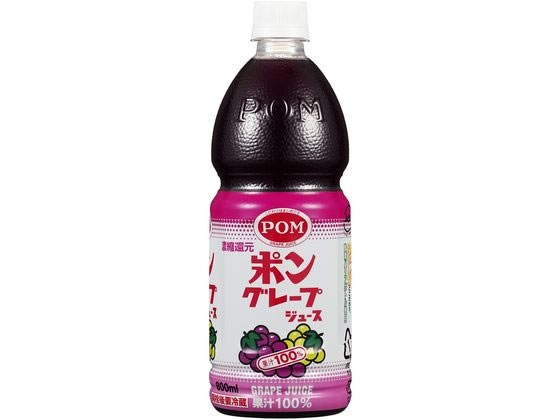 えひめ飲料 POM グレープジュース 800ml 果汁飲料 野菜ジュース 缶飲料 ボトル飲料