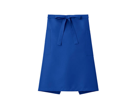 【レビュー投稿で100円OFFクーポン】【お取り寄せ】ボンマックス ミドルエプロン ブルー F FK7170-7-F ソムリエエプロン 前掛けエプロン 飲食店ユニフォーム ユニフォーム