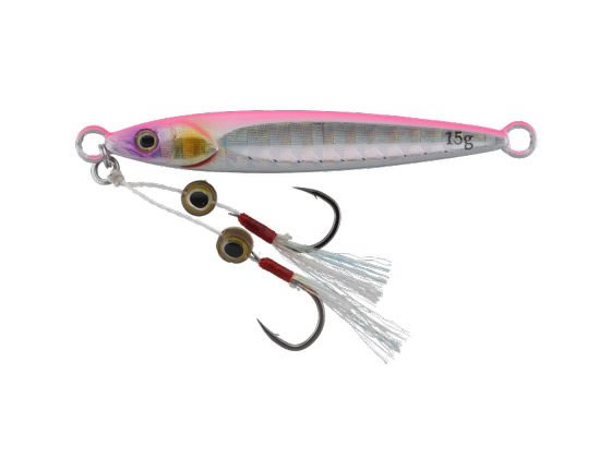 【お取り寄せ】ジャッカル ビッグバッカーFITジグ 10g ＃ピンクバック ボーダーホロ ジギング キャスティング ジグ ルアー ソルトウォーター 釣り具 アウトドア