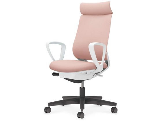 【レビュー投稿で100円OFFクーポン】【メーカー直送】コクヨ ミトラ2 布 アディショナルサークル肘 黒脚本体白アッシュピンク【代引不可】【組立・設置・送料無料】肘なし 布張りチェア オフィスチェア オフィス家具