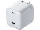【マラソン限定★2000円クーポン&ポイント2倍】【お取り寄せ】サンワサプライ USB PD対応 AC充電器 キューブ型(PD20W) AC式充電器 バッテリー 充電器 スマホ タブレット関連品