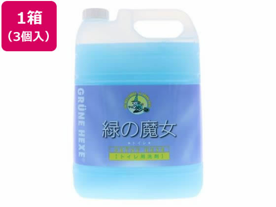 【メーカー直送】ミマスクリーンケア 緑の魔女 トイレ業務用 5L 3個【代引不可】 トイレ用 掃除用洗剤 洗剤 掃除 清掃