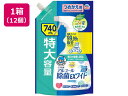 【メーカー直送】アース製薬 ヘルパータスケ らくハピ アルコール除菌 替740mL×12個【代引不可】 除菌 漂白剤 キッチン 厨房用洗剤 洗剤 掃除 清掃