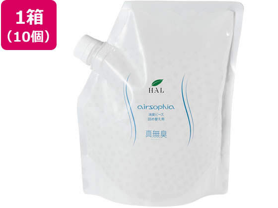 【レビュー投稿で100円OFFクーポン】【メーカー直送】ハル・インダストリ エアソフィア・ハイパー消臭ビーズ 詰替用 1kgx10個【代引不可】置き型タイプ 消臭 芳香剤 室内用 清掃