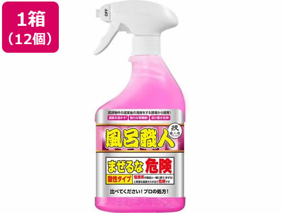 【メーカー直送】インセサミ 技職人魂シリーズ 風呂職人 500ml×12個【代引不可】 浴室用 掃除用洗剤 洗剤 掃除 清掃