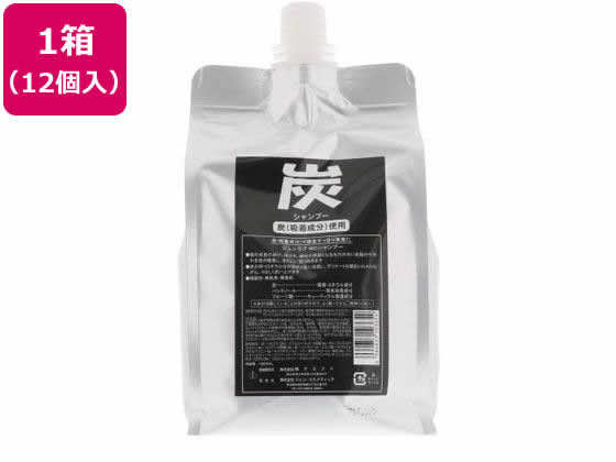 【メーカー直送】ジュン・コスメティック ジュンラブ 炭シャンプー詰替え 1000mL 12個【代引不
