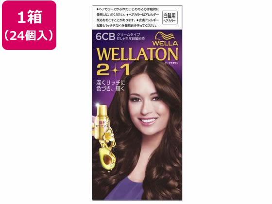 ウエラジャパン ウエラトーン2+1 クリームタイプ 6CB 1セット 24個 白髪用 ヘアカラー ヘアケア