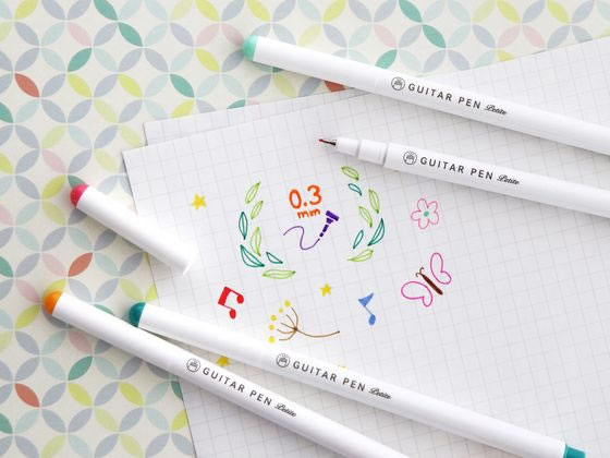 【ブラックフライデー限定★27日9:59迄店内ポイント2倍】【お取り寄せ】寺西化学 ギターペンプチ ピンク GRPT-T12 ミリペン 線画ペン 水性イラストマーカー 水性ペン 水性マーカー