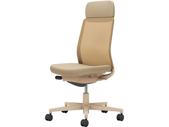 【レビュー投稿で100円OFFクーポン】【メーカー直送】コクヨ モネット 肘なし ソフトベージュ【代引不可】【組立?設(shè)置?送料無料】肘なし メッシュチェア オフィスチェア オフィス家具