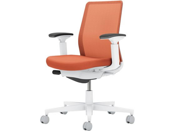 【楽天大感謝祭限定★26日9:59迄ポイント2倍】【メーカー直送】コクヨ モネット 可動肘 ソフトテラコッタ【代引不可】【組立・設置・送料無料】肘付き 可動肘タイプ メッシュチェア オフィスチェア オフィス家具