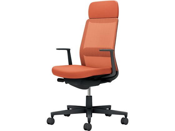 【レビュー投稿で100円OFFクーポン】【メーカー直送】コクヨ モネット L型肘 ソフトテラコッタ【代引不可】【組立・設置・送料無料】肘付き 固定肘タイプ メッシュチェア オフィスチェア オフィス家具