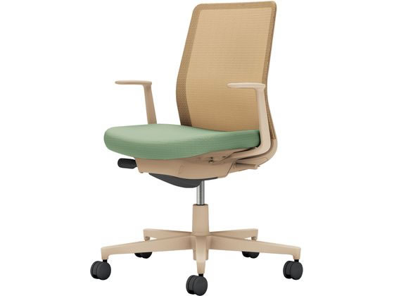 【レビュー投稿で100円OFFクーポン】【メーカー直送】コクヨ モネット L型肘 背座別色 パウダーミント..