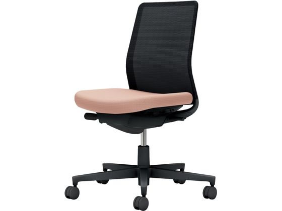 【楽天大感謝祭限定★26日9:59迄ポイント2倍】【メーカー直送】コクヨ モネット 肘なし 背座別色 アッシュピンク／ブラック【代引不可】【組立・設置・送料無料】肘なし メッシュチェア オフィスチェア オフィス家具