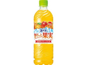 サントリー天然水 きりっと果実 オレンジ&マンゴー600ml フレーバーウォーター 水 ミネラルウォーター 飲料