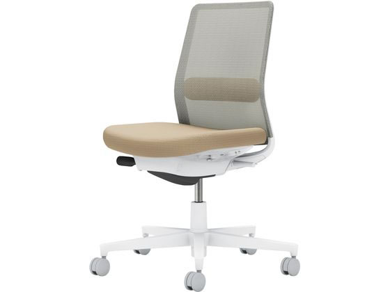 【商品説明】多様化するワークスタイルや空間に合わせて、カラーとマテリアルの組み合わせを自由にアレンジ。【仕様】●色：本体／ホワイトグレー、背／ライトグレー、座／ソフトベージュ●背メッシュタイプ●ランバーサポート：あり（ソフトベージュ）●外寸法：幅710×奥行(脚部除く)490×高さ880〜970mm●座面寸法：幅500×奥行405〜455●座面高さ：415〜505mm●質量：11.3kg●材質 【背】：背枠／強化ナイロン、メッシュ／ポリエステル弾性メッシュ●材質【座】：座板／PP、張り地／ポリエステル、クッション／モールドウレタン●材質【脚】：強化ナイロン・ポリエステル塗装、キャスター／ナイロン(φ60mm）●生産国：日本●注文単位：1台【備考】※メーカーの都合により、パッケージ・仕様等は予告なく変更になる場合がございます。【検索用キーワード】コクヨ　KOKUYO　こくよ　チェア　OAチェア　オフィスチェア　椅子　イス　いす　背メッシュタイプ　ランバーサポート　ランバーサポートあり　C03−W102W−W1KE21K1　ライトグレー　ソフトベージュ　ナイロンキャスター　キャスター有　オフィス　オフィスワーク　デスクワーク　メッシュ　タスクチェア　多様化　ワークスタイル　アレンジ　メッシュチェア　R2473C一人ひとりが働きやすい空間へ。インテリアフレンドリーなタスクチェアーです。