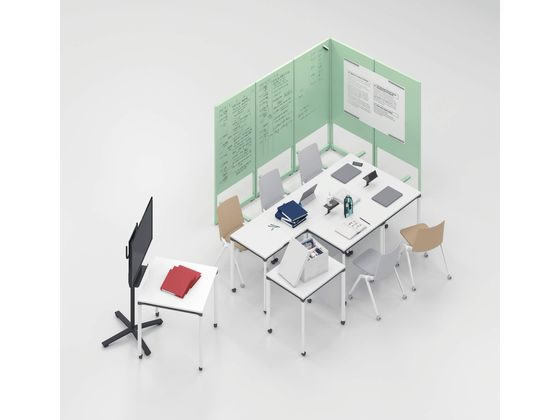 【レビュー投稿で100円OFFクーポン】【メーカー直送】コクヨ テーブル マルティス 角形 W800 ブラウンウォールナット×ブラック【代引不可】【組立・設置・送料無料】正方形 長方形 ミーティングテーブル 会議用テーブル 長机 オフィス家具 [3]