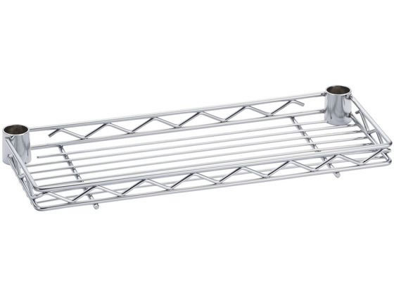 【マラソン限定★ポイント2倍】【お取り寄せ】エレクター ベーシックシリーズ ハーフシェルフ 450mm用 クローム B718C メタルラック リビング収納 収納家具 インテリア 収納