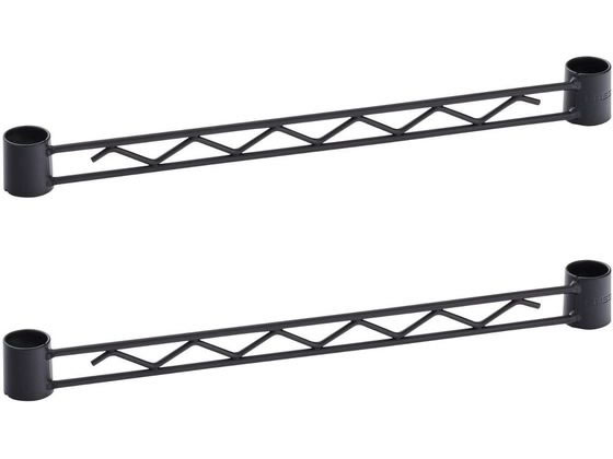 【マラソン限定★ポイント2倍】【お取り寄せ】エレクター ベーシックシリーズ ハンガーレール 450mm用 ブラック 2本 メタルラック リビング収納 収納家具 インテリア 収納