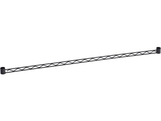 【マラソン限定★ポイント2倍】送料無料【お取り寄せ】エレクター ベーシックシリーズ ハンガーレール 600mm用 ブラック BA124B メタルラック リビング収納 収納家具 インテリア 収納