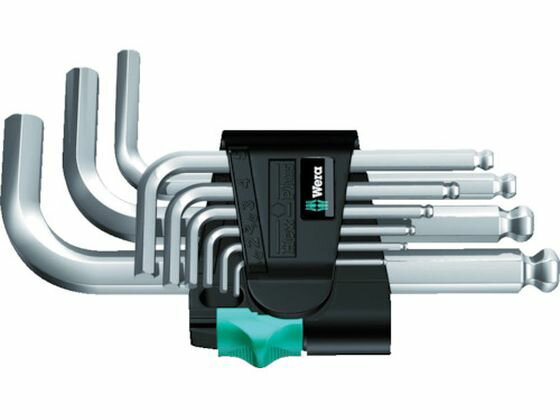 【スーパーSALE限定★2,000円クーポン＆11日9:59迄ポイント2倍】【お取り寄せ】Wera 950PKS/9SMN ヘックスキーセット 133163 六角棒レンチ ドライバー 作業用品 工具