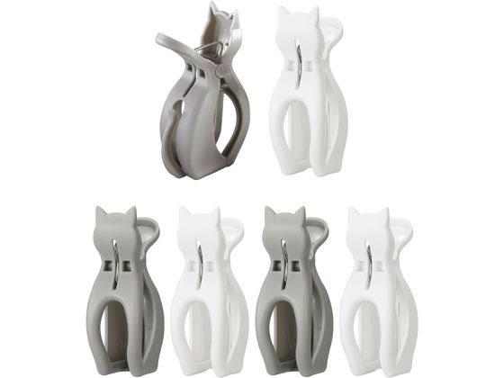 【レビュー投稿で100円OFFクーポン】【お取り寄せ】シービージャパン 猫竿ピンチ6個入 洗濯バサミ 洗濯..