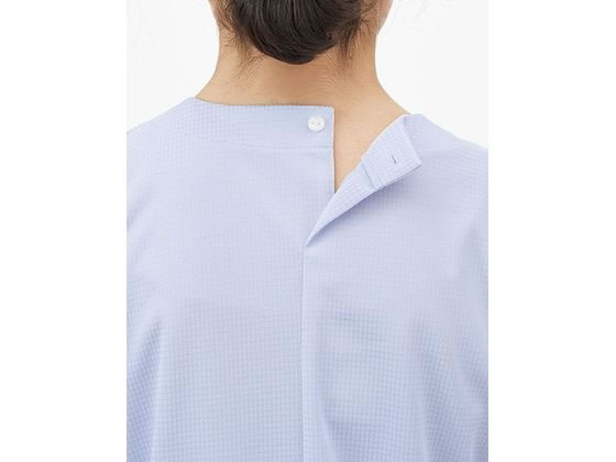 【スーパーSALE限定★2,000円クーポン＆11日9:59迄ポイント2倍】【お取り寄せ】ボンマックス ラウンドネック七分袖ニット ブルー 7号 BCK7105-6-7 オーバーブラウス 七分袖 ボンマックス 事務服 ユニフォーム